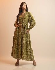 DAISY STREET PRINTED MAXI DRESS