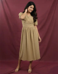 GIVO PLAIN DRESS