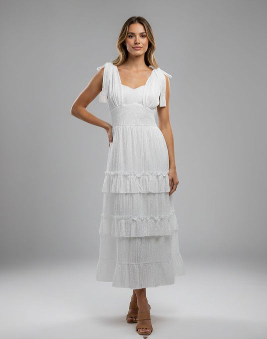 SLEEVELSS LAYERED DRESS