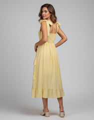 SLEEVELSS LAYERED DRESS