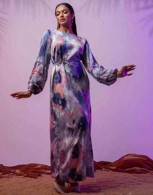 DAISY STREET PRINTED MAXI DRESS