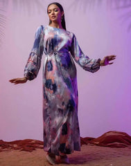 DAISY STREET PRINTED MAXI DRESS