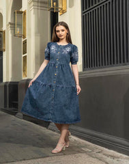 GIVO DENIM DRESS