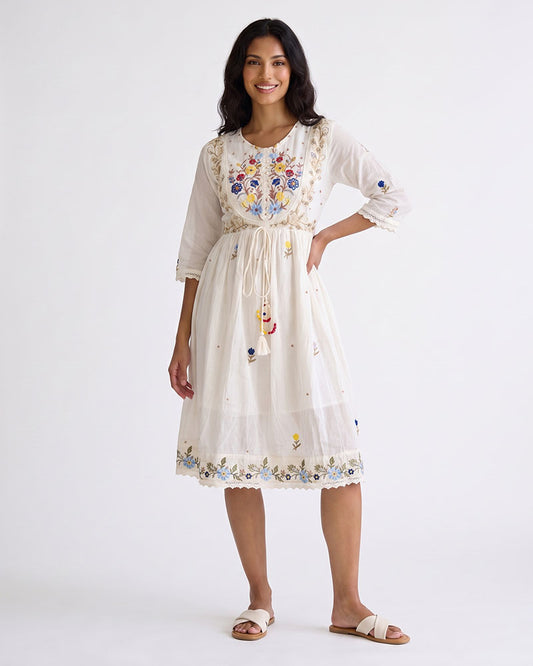 LADIES EMBROIDERY DRESS