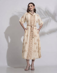 GIVO PRINTED DRESS