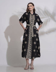 GIVO PRINTED DRESS