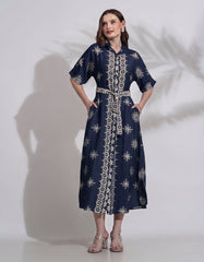 GIVO PRINTED DRESS