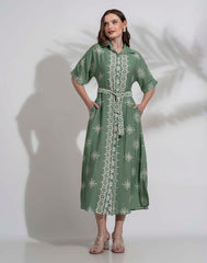 GIVO PRINTED DRESS