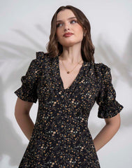 GIVO PRINTED DRESS