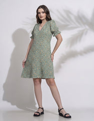 GIVO PRINTED DRESS