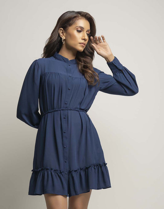 AMANI LONG SLEEVE MINI DRESS