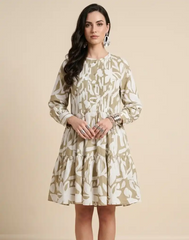 GIVO PRINTED LONG TOP