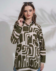 GIVO PRINTED LONG TOP
