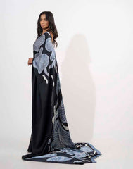 ETHNIC FUSION PRINTED BATIK INSPIRED SILK SAREE