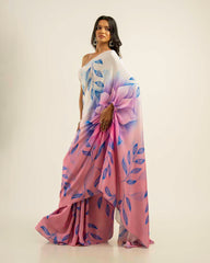 Ethnic Fusion Free Hand Saree