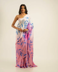 Ethnic Fusion Free Hand Saree