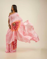 Ethnic Fusion Free Hand Saree