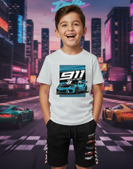 BOYS PRINTED T - SHIRT