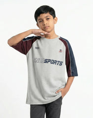 Enzo Oversize Boys Printed T-Shirt