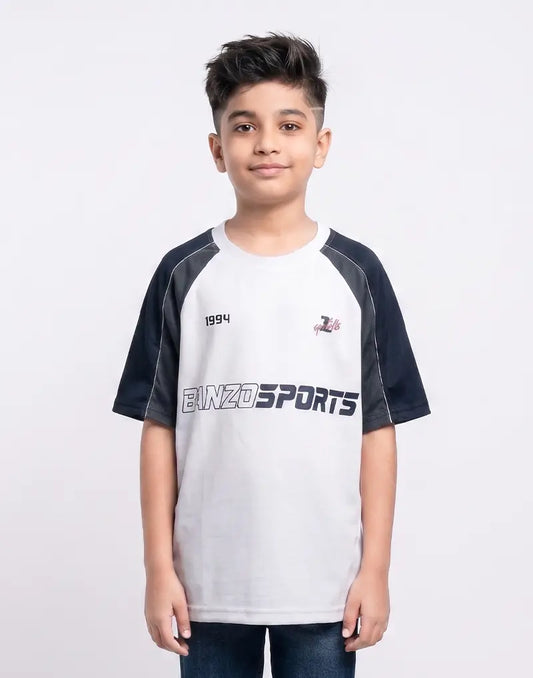Enzo Oversize Boys Printed T-Shirt