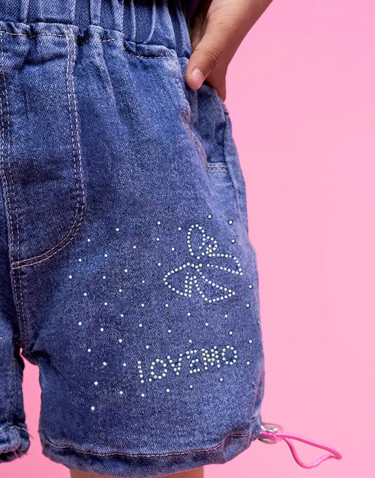 GIRLS DENIM SHORT
