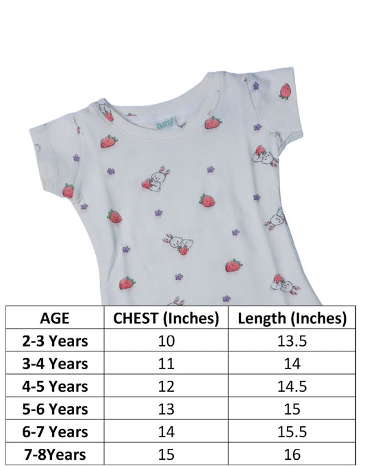 0505400521CRM-A_Kids_Girl_T-Shirt_Fashion Bug Sri Lanka