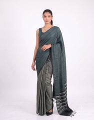ETHNIC FUSION HANDLOOM SAREE