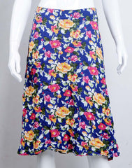 Womens Floral Printed Maxi Skirt