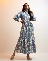 DAISY STREET PRINTED MAXI DRESS