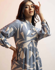 DAISY STREET PRINTED MAXI DRESS