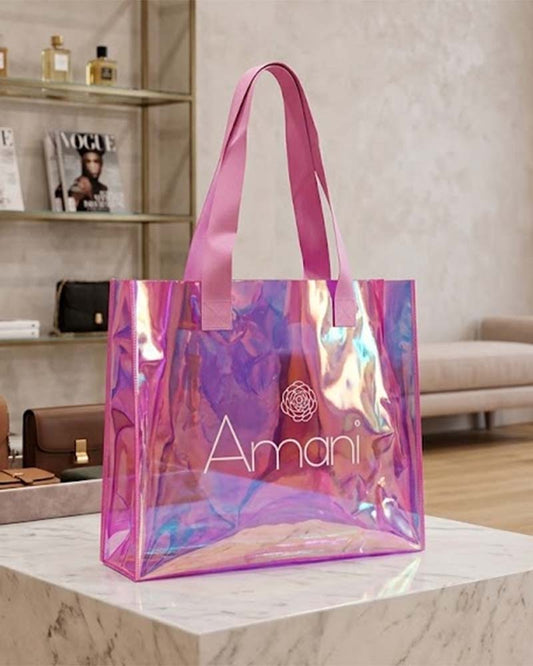 Holographic tote bag