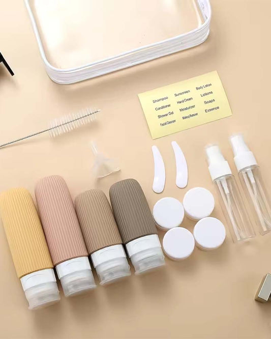 TRAVEL ESSENTIALS BOTTLE SET