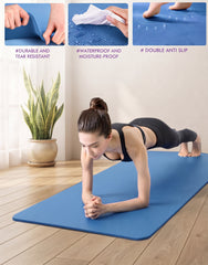 Classic 5 mm Non Slip Fitness Exercise Mat