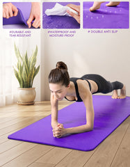 Classic 5 mm Non Slip Fitness Exercise Mat