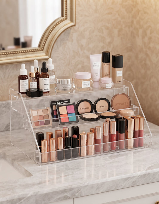 Three Layer Cosmetic Storage Organizer