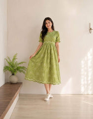 GIVO EMBROIDERED DRESS