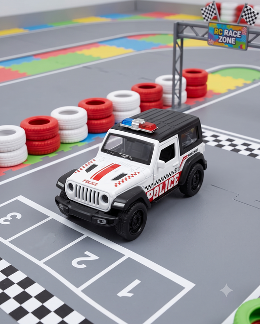 DIE-CAST 1:36 Scale Police Car