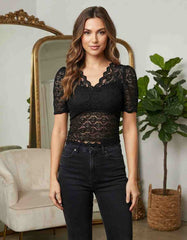 SHORT SLEEVE CROP TOP