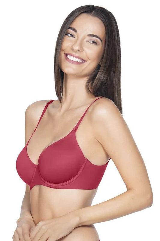 E Smooth Moves Bra-BRA10605 Festive Red