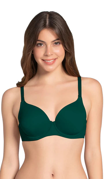 Amante Smooth Moves Bra-BRA10605 Rain Forest