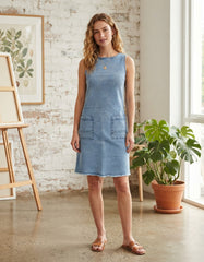 LADIES DENIM DRESS