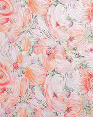 ETHNIC FUSION PRINTED SILK SAREE