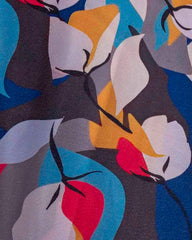 ETHNIC FUSION PRINTED SILK SAREE