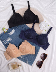 Women's Seamless Non Wired Push-Up Bra