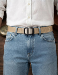 Men's Single Pin Buckle Nylon Belt