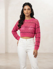 LONG SLEEVE CROP TOP