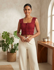 SLEEVELESS CROP TOP