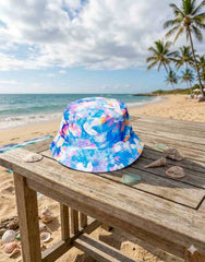 Ladies summer outdoor flat top hat