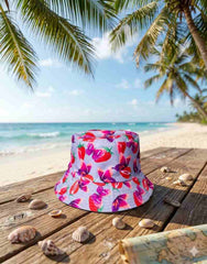 Ladies summer outdoor flat top hat