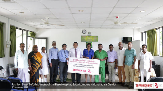 Fashion Bug Refurbishes the OPD at Badalkumbura Base Hospital in Monaragala